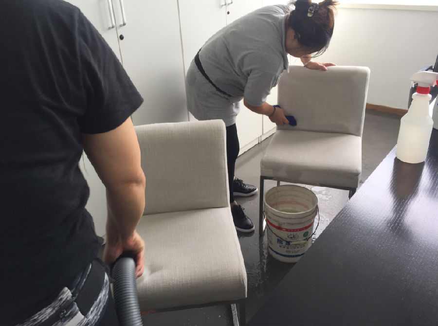 滴道区沙发清洗案例